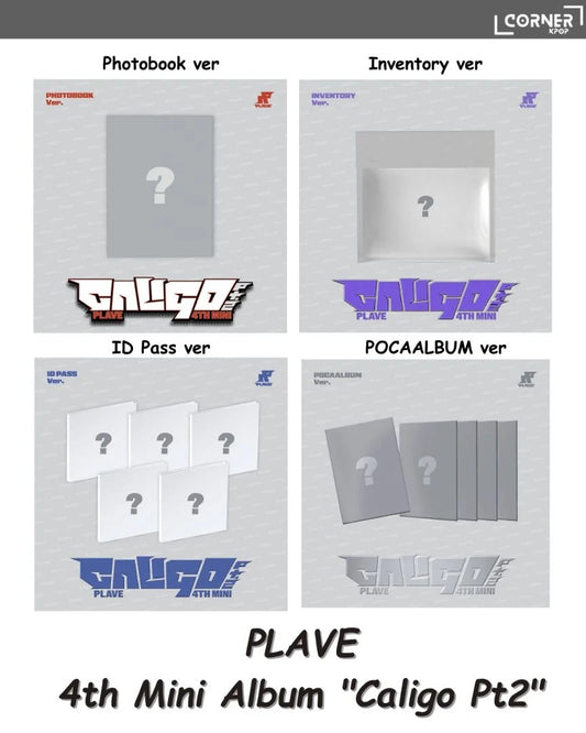預訂 PLAVE最新專輯代購 PLAVE 4th Mini Album "Caligo Pt2" 預訂 (wvs 通路)