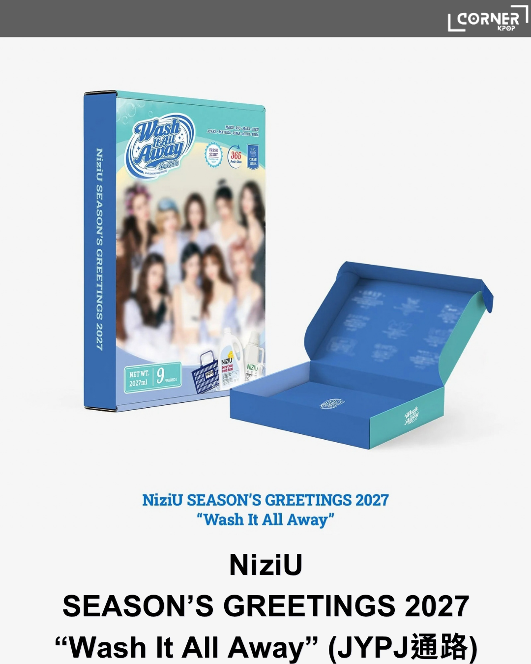 [日本預訂] NiziU 2027年歷代購 NiziU - SEASON’S GREETINGS 2027 “Wash It All Away” (JYP JAPAN通路)