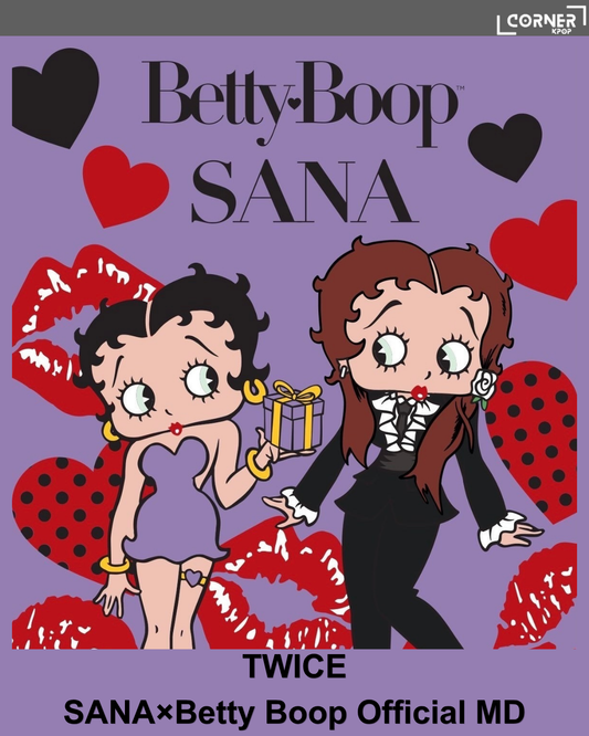 [日本預訂] TWICE周邊代購 TWICE SANA×Betty Boop Official MD