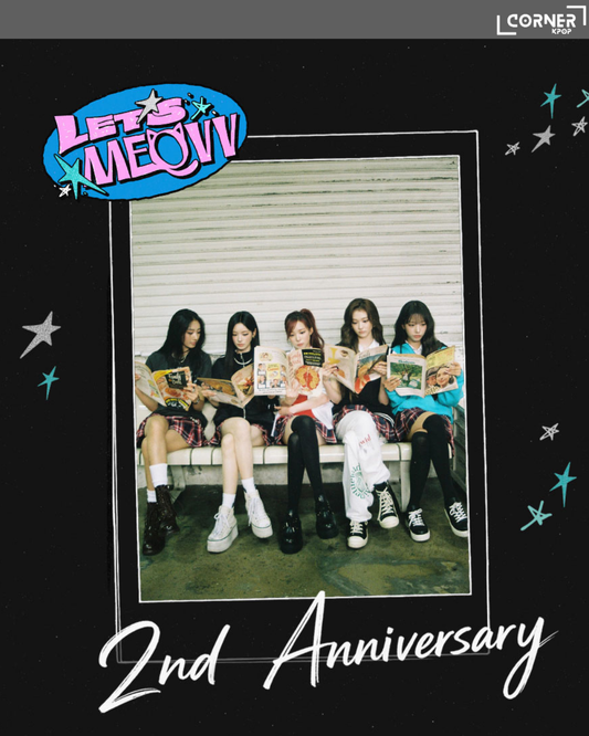[韓國預訂] MEOVV周邊代購 MEOVV T-SHIRT SET - DEBUT 2ND ANNIVERSARY OFFICIAL MERCH
