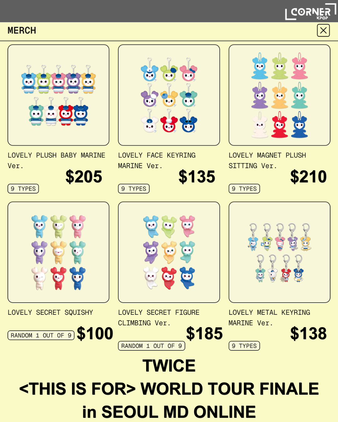 [韓國預訂] TWICE演唱會周邊代購 TWICE <THIS IS FOR> WORLD TOUR FINALE in SEOUL MD ONLINE