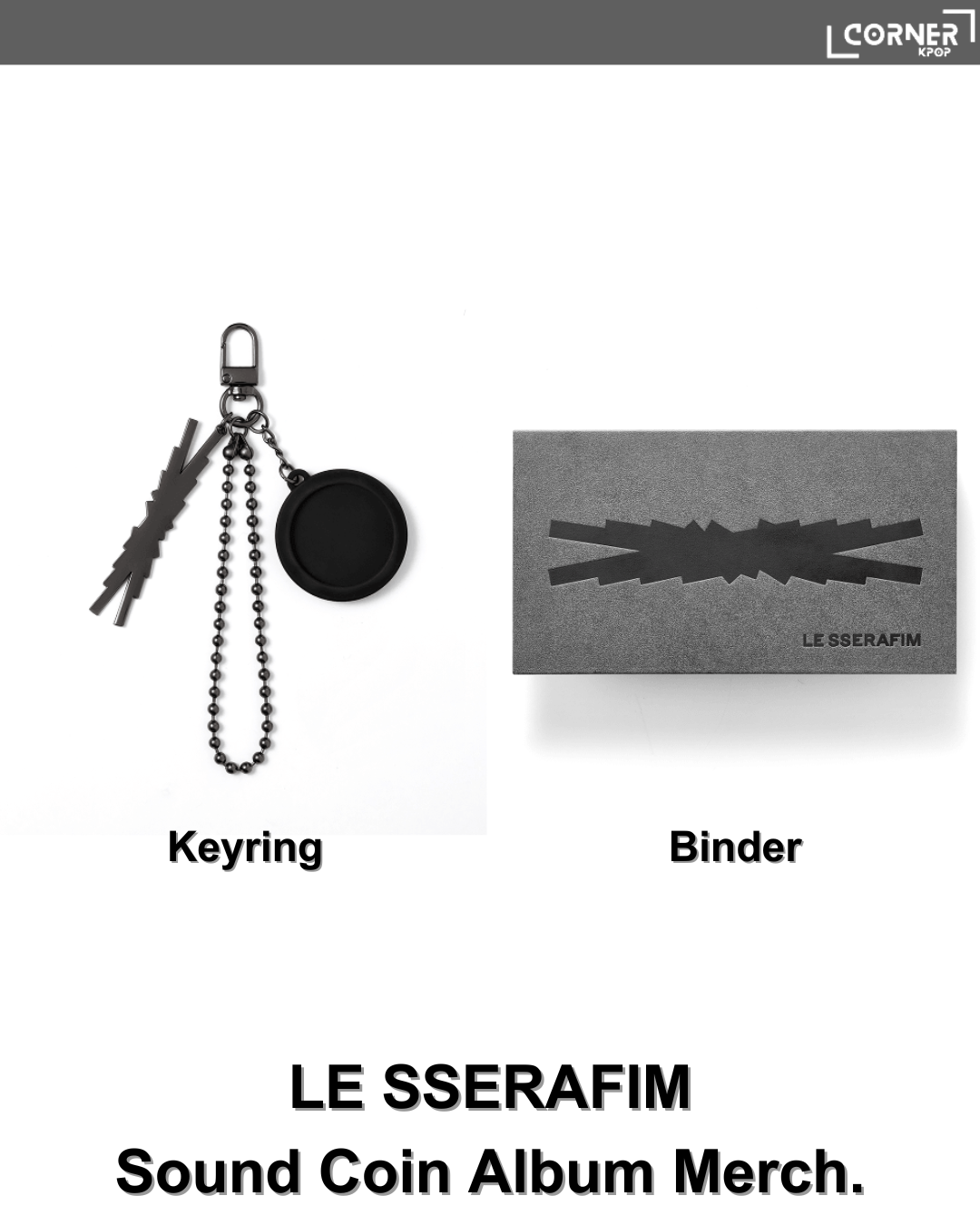 [韓國預訂] FIM周邊代購 LE SSERAFIM Sound Coin Album Merch