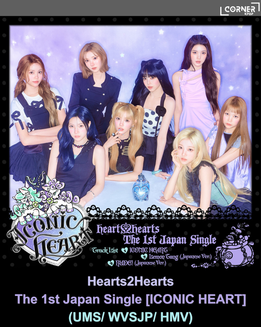 [日本預訂] H2H專輯代購 Hearts2Hearts - The 1st Japan Single [ICONIC HEART]