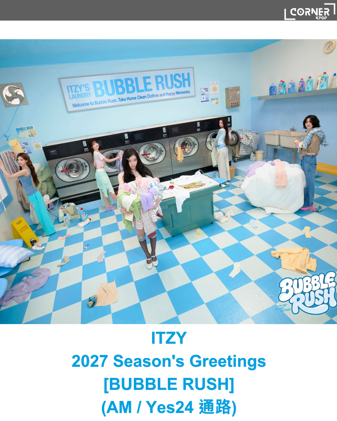 [韓國預訂] ITZY 2027年歷代購 ITZY - 2027 Season's Greetings [BUBBLE RUSH] (AM / Yes24 通路)