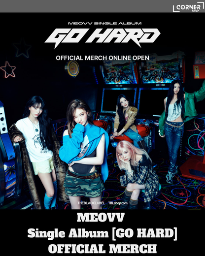 [韓國預訂] MEOVV周邊代購 MEOVV - Single Album [GO HARD] OFFICIAL MERCH