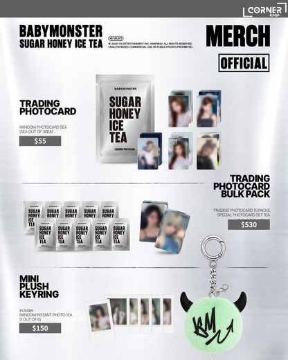 [韓國預訂] BM周邊代購 BABYMONSTER “SUGAR HONEY ICE TEA” OFFICIAL MD
