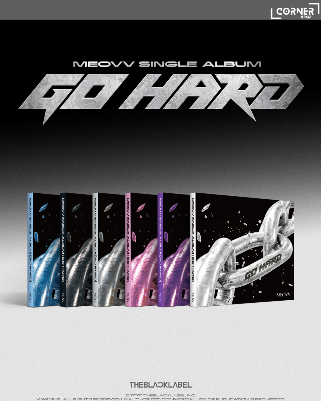 {🐦K4早鳥優惠~4/10} [韓國預訂] MEOVV專輯代購 MEOVV - Single Album [GO HARD] (K4 / TBL 通路)