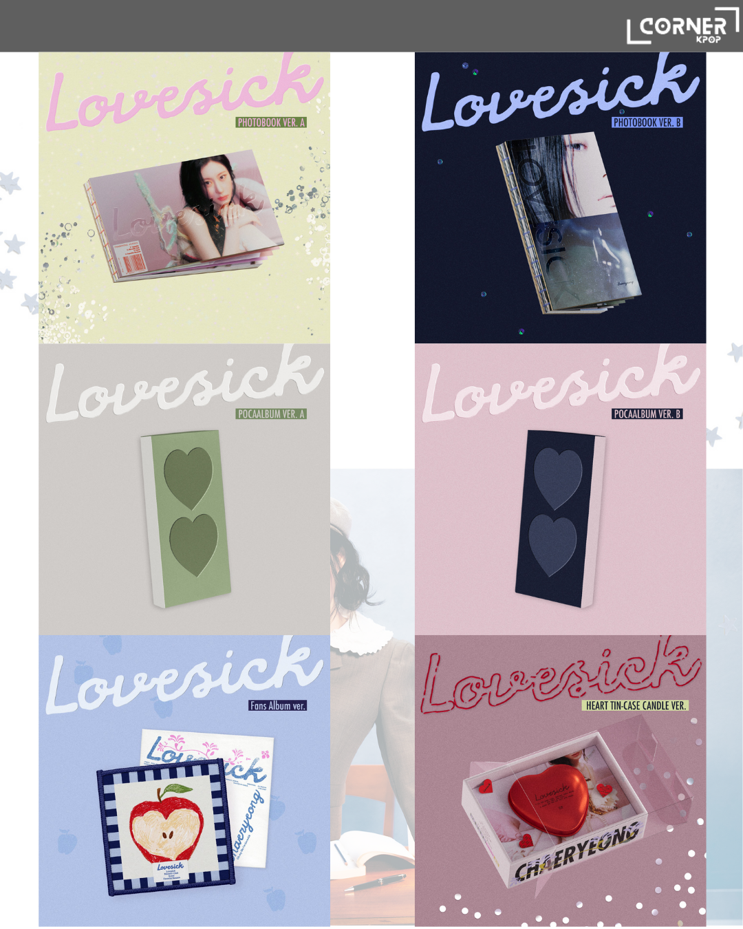 [韓國預訂] 李彩領專輯代購 CHAERYEONG (ITZY) - 1st Mini Album [Lovesick] (AM)