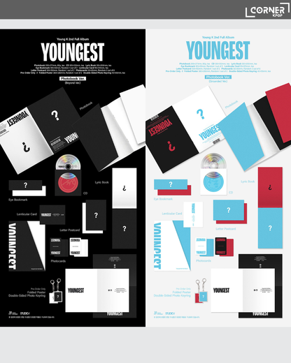 [韓國預訂] Young K專輯預訂 Young K (DAY6) - 2ND FULL ALBUM [YOUNGEST] (WM通路)