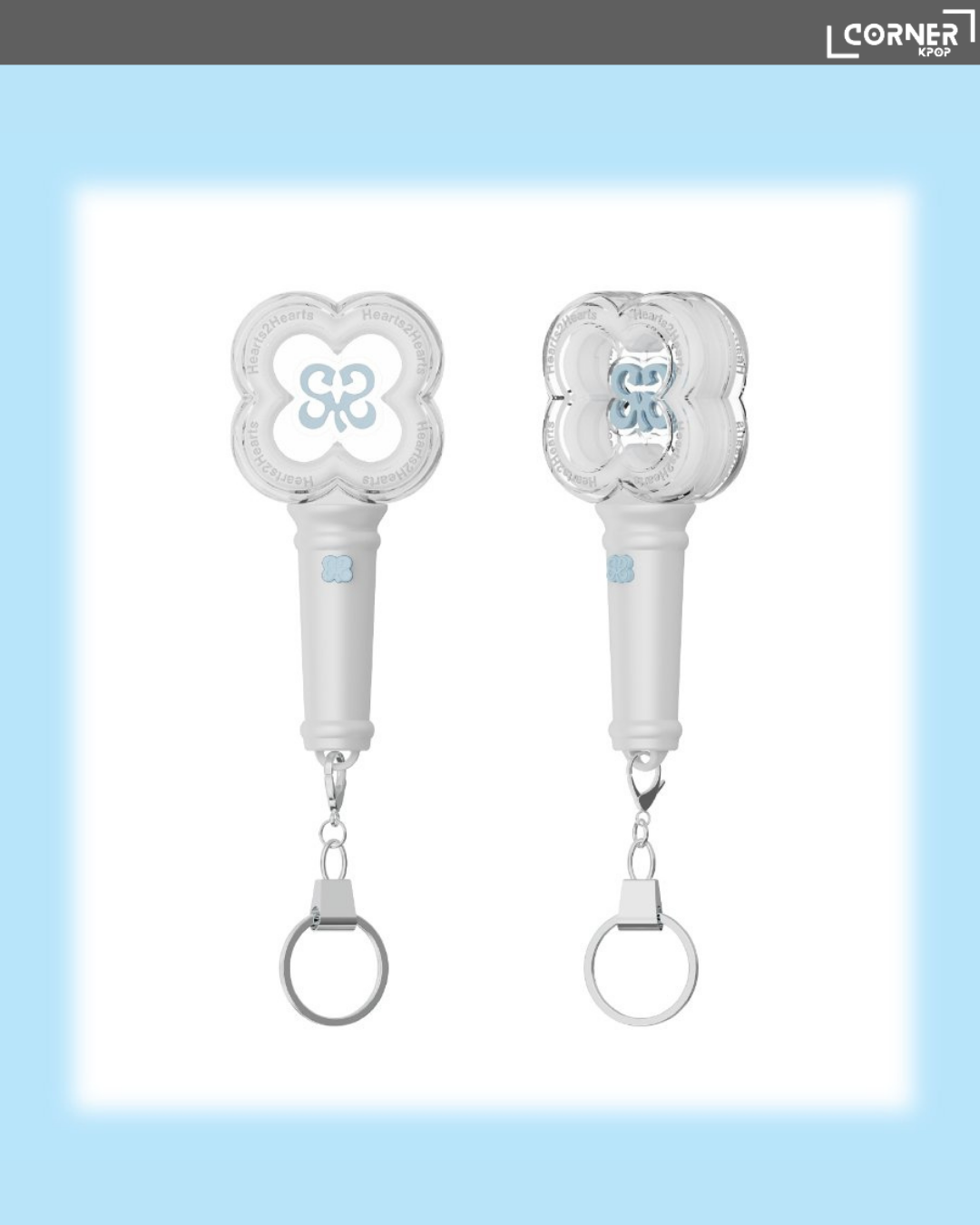 [韓國現貨] H2H周邊手燈鑰匙扣代購 Hearts2Hearts - MINI FANLIGHT KEYRING in stock