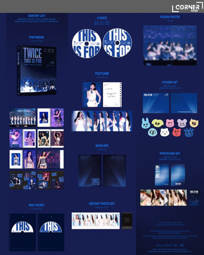 [韓國預訂] TWICE演唱會DVD代購 TWICE <THIS IS FOR> WORLD TOUR IN INCHEON