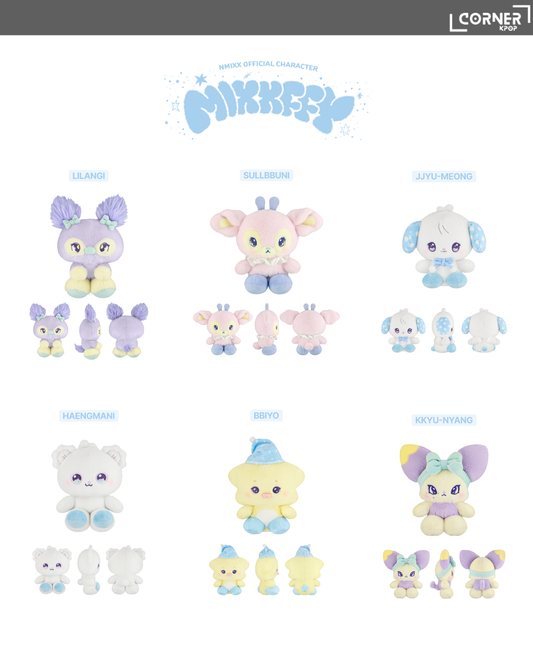 [韓國預訂] NMIXX周邊代購 NMIXX MIXXFFY PLUSH / FACE KEYRING 再販