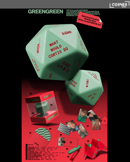 [現貨] CORTIS專輯現貨 CORTIS - 2ND EP [GREENGREEN] (DICE ver.) in stock