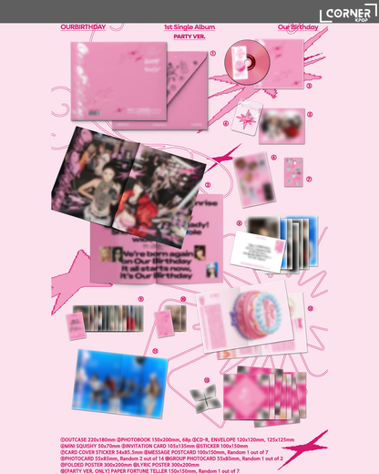 [韓國預訂] OBD出道專輯代購 OURBIRTHDAY - 1st Single Album [Our Birthday] (AM通路)