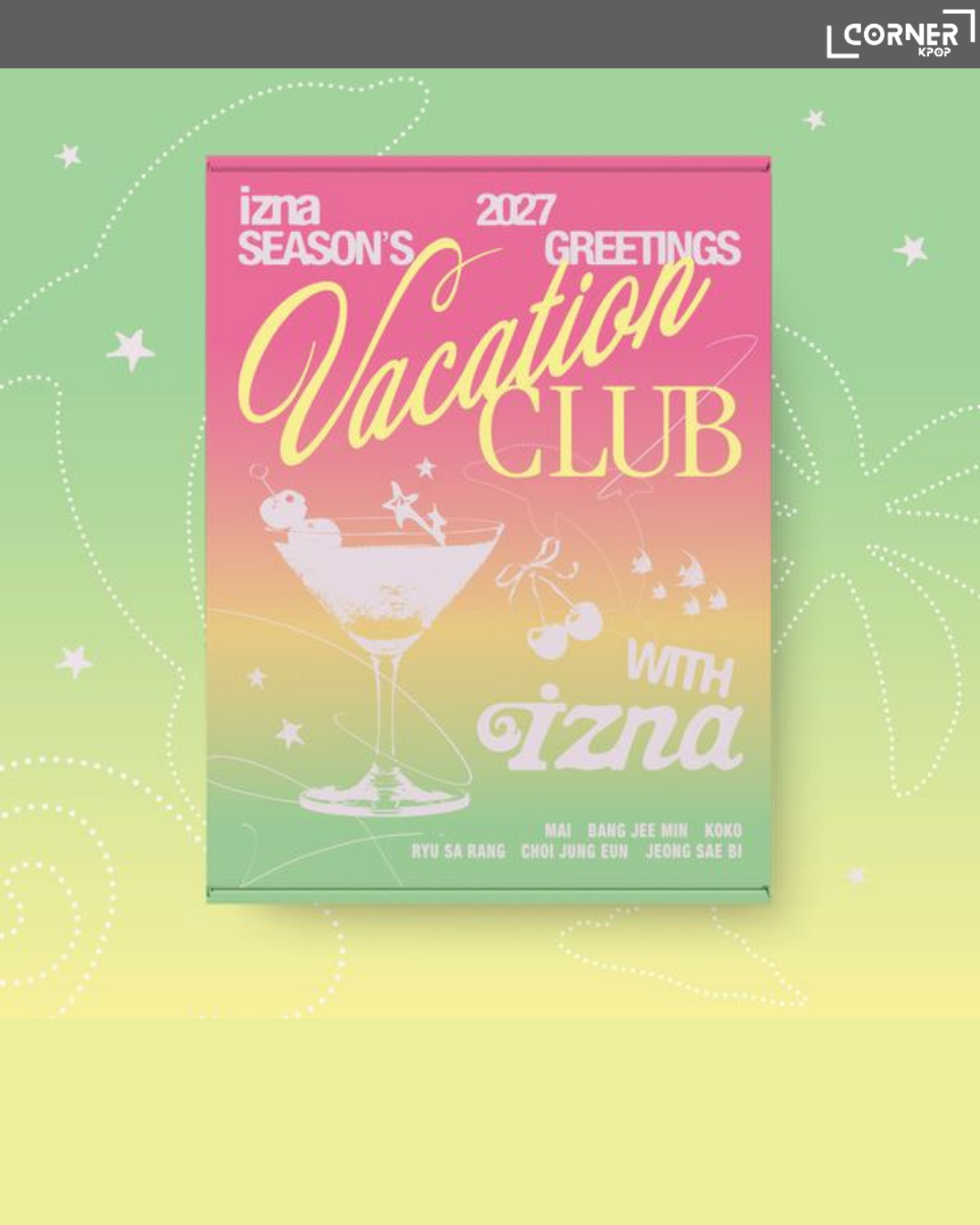 {🐦早鳥優惠} [韓國預訂] izna 2027年歷代購 izna - 2027 SEASON’S GREETINGS [VACATION CLUB with izna] (K4通路)