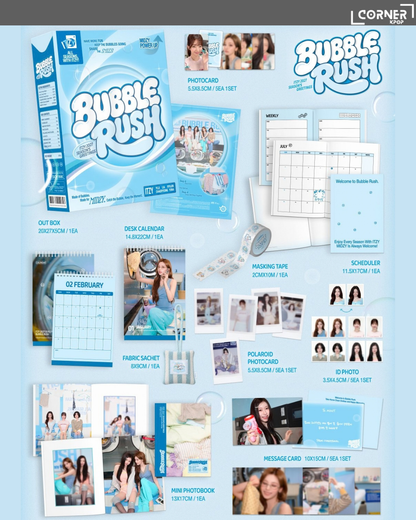 [韓國預訂] ITZY 2027年歷代購 ITZY - 2027 Season's Greetings [BUBBLE RUSH] (AM / Yes24 通路)