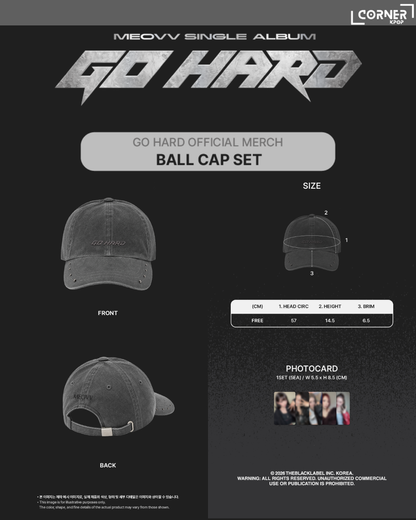 [韓國預訂] MEOVV周邊代購 MEOVV - Single Album [GO HARD] OFFICIAL MERCH