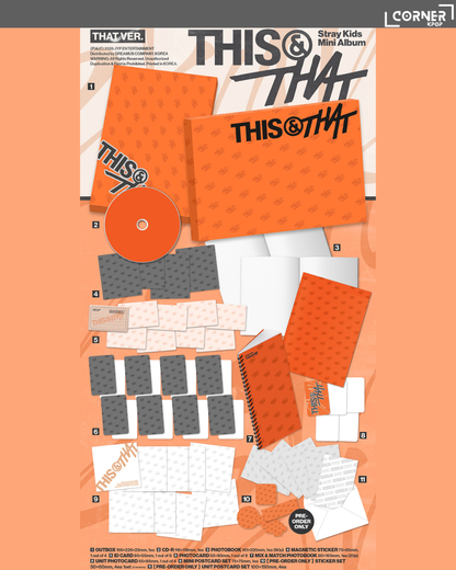 [韓國預訂] Stray Kids專輯預訂 Stray Kids - MINI ALBUM [THIS & THAT] (AM通路)