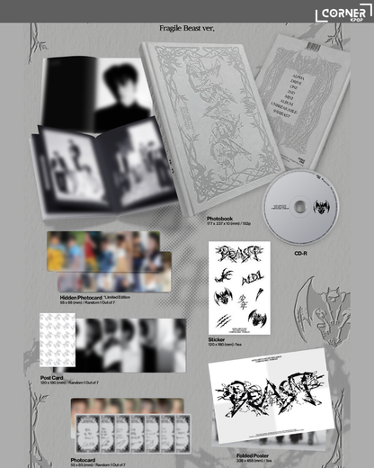 [韓國預訂] ADL1專輯代購 ALPHA DRIVE ONE - 2ND MINI ALBUM [UNBREAKABLE : 少年BEAST] (AM通路)