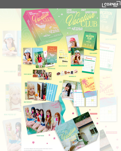 {🐦早鳥優惠} [韓國預訂] izna 2027年歷代購 izna - 2027 SEASON’S GREETINGS [VACATION CLUB with izna] (K4通路)