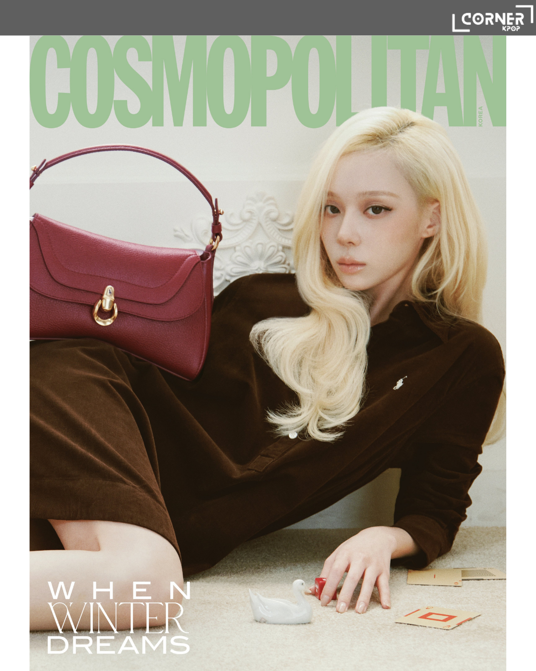 [韓國預訂] 金旼炡雜誌代購 WINTER (aespa) Cover - COSMOPOLITAN 2026.10