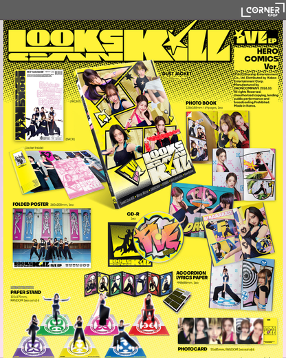 [韓國預訂] IVE專輯代購 IVE - EP [Looks Can Kill] (WM LUCKY DRAW)
