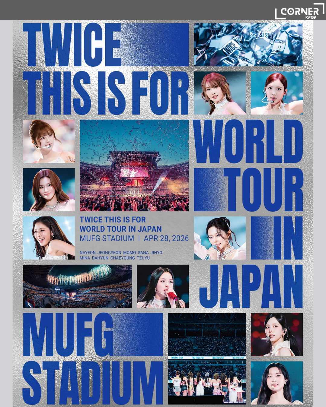 [日本預訂] TWICE日本演唱會周邊『TWICE ＜THIS IS FOR＞ WORLD TOUR IN JAPAN MUFG STADIUM』