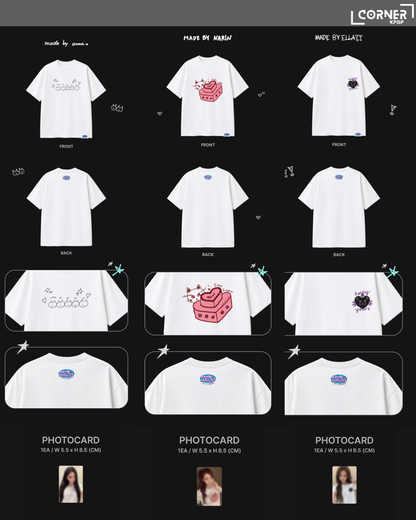 [韓國預訂] MEOVV周邊代購 MEOVV T-SHIRT SET - DEBUT 2ND ANNIVERSARY OFFICIAL MERCH