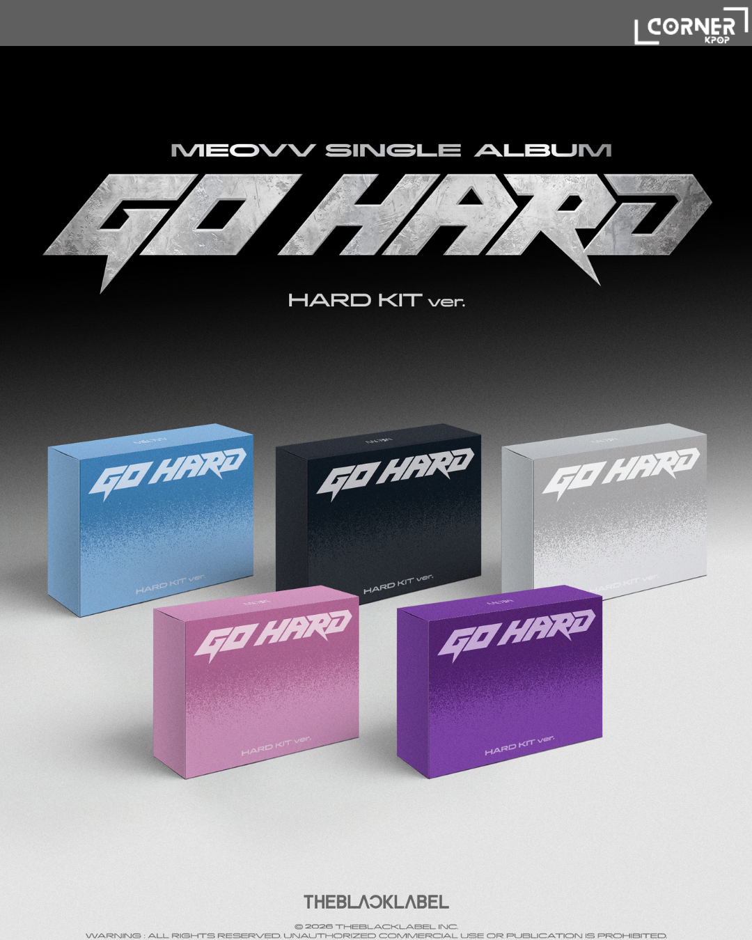 {🐦K4早鳥優惠~4/10} [韓國預訂] MEOVV專輯代購 MEOVV - Single Album [GO HARD] (K4 / TBL 通路)
