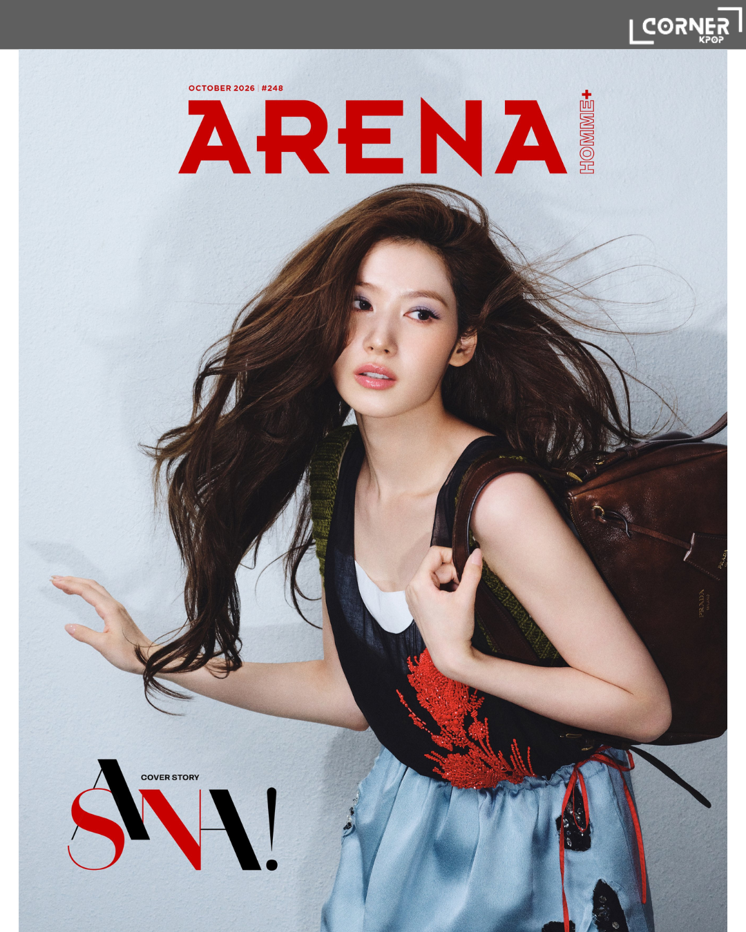 [韓國預訂] 湊崎紗夏雜誌代購 SANA (TWICE) Cover - ARENA HOMME + 2026.10