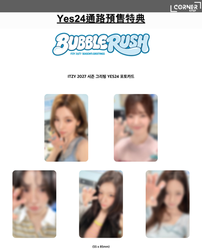 [韓國預訂] ITZY 2027年歷代購 ITZY - 2027 Season's Greetings [BUBBLE RUSH] (AM / Yes24 通路)