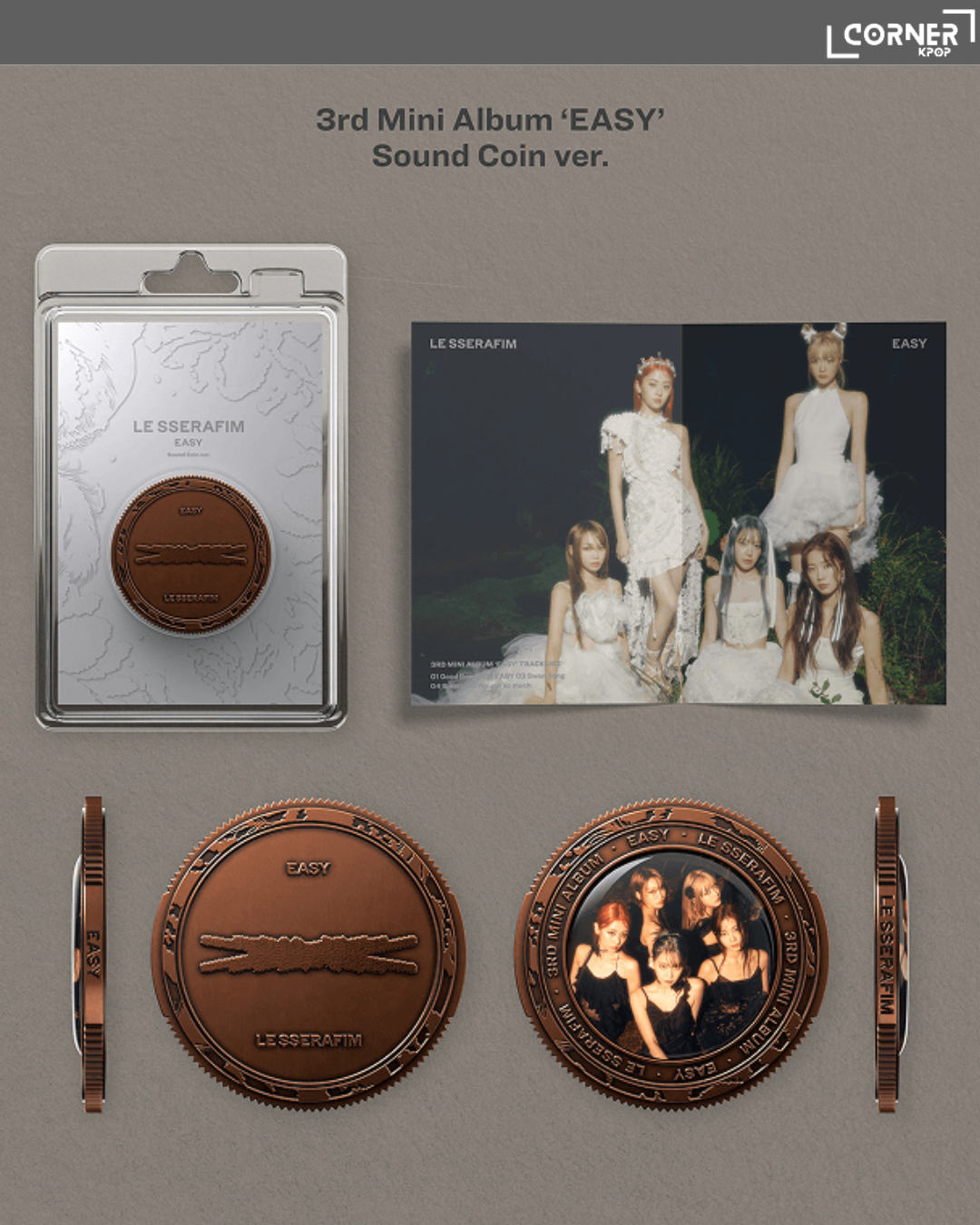 [韓國預訂] FIM專輯代購 LE SSERAFIM 'Sound Coin Album'