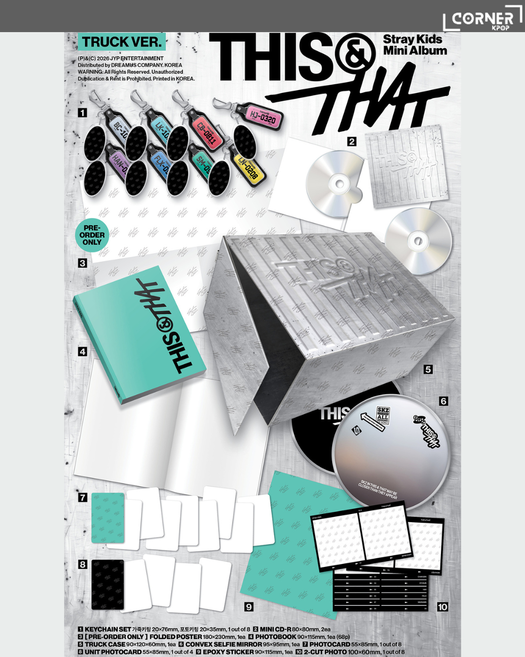 [韓國預訂] Stray Kids專輯預訂 Stray Kids - MINI ALBUM [THIS & THAT] (AM通路)