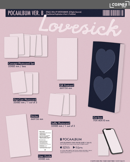 [韓國預訂] 李彩領專輯代購 CHAERYEONG (ITZY) - 1st Mini Album [Lovesick] (AM)