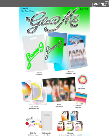 [韓國預訂] fromis_9專輯代購 fromis_9 - THE 2ND ALBUM [Glow ME] (AM通路)