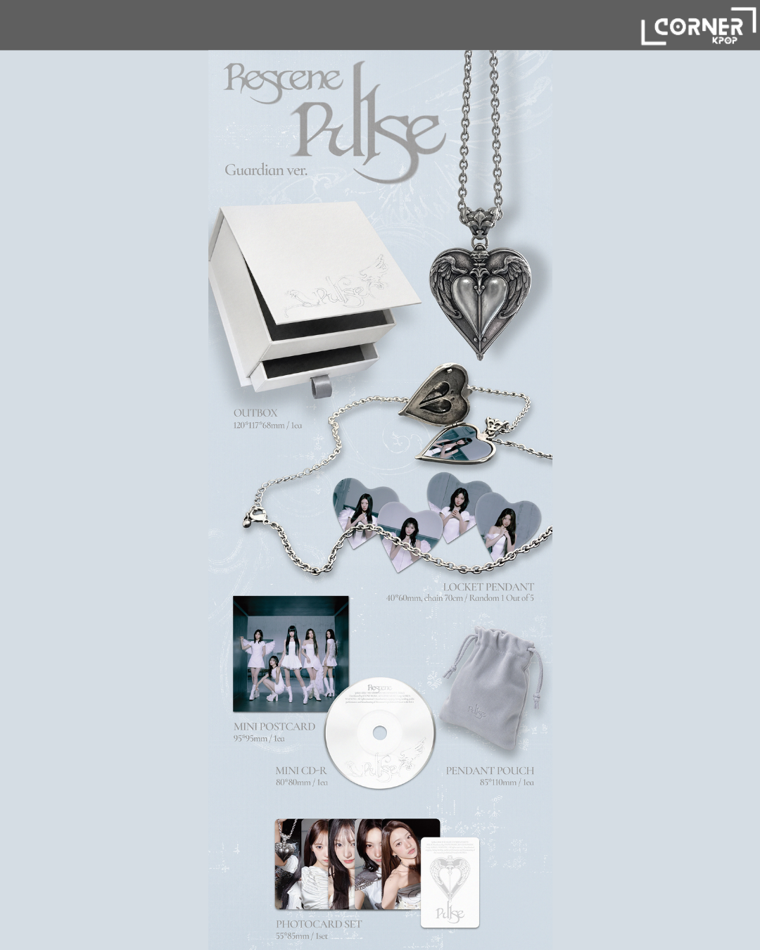 [韓國預訂] RESCENE專輯代購 RESCENE - 4th Mini Album [PULSE] (Yes24 通路)