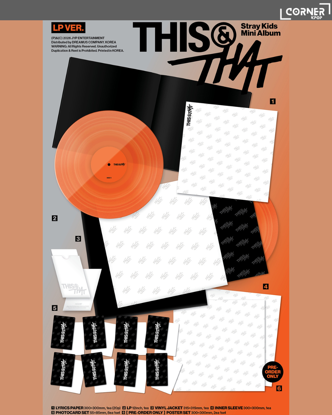 [韓國預訂] Stray Kids專輯預訂 Stray Kids - MINI ALBUM [THIS & THAT] (AM通路)