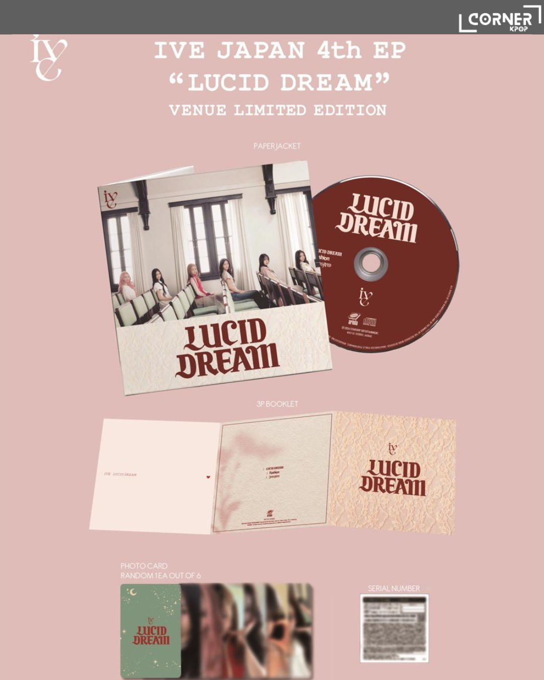 [日本線下代購] IVE最新日本專輯代購 IVE 4th EP "LUCID DREAM"
