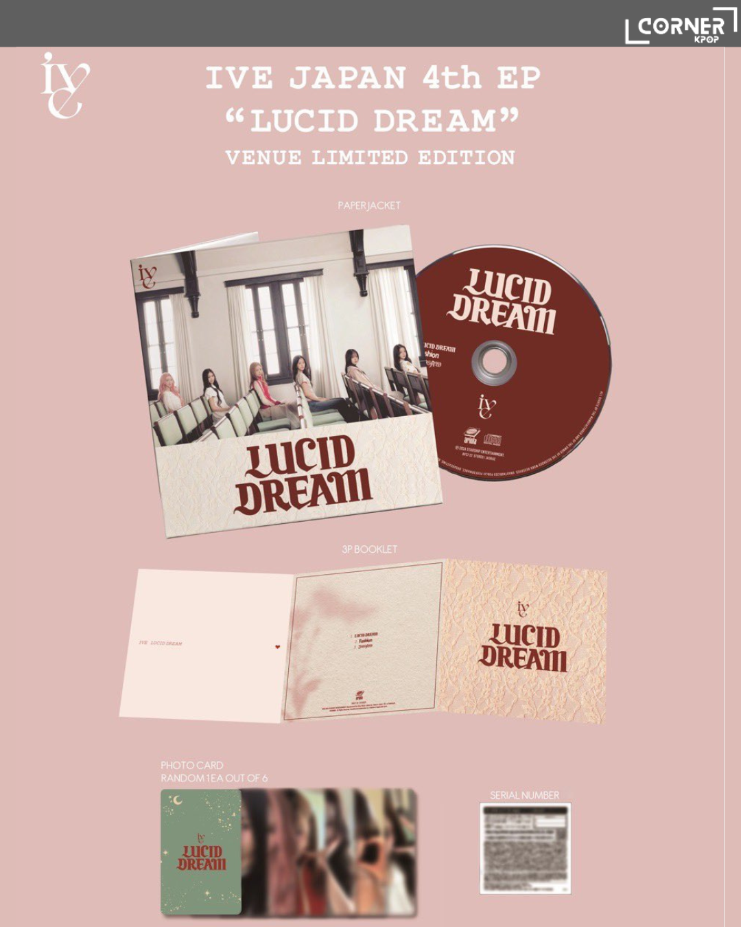 🌟最後一團🌟 [日本預訂] IVE日本專輯代購 IVE 4th EP "LUCID DREAM" (SONY MUSIC JP)