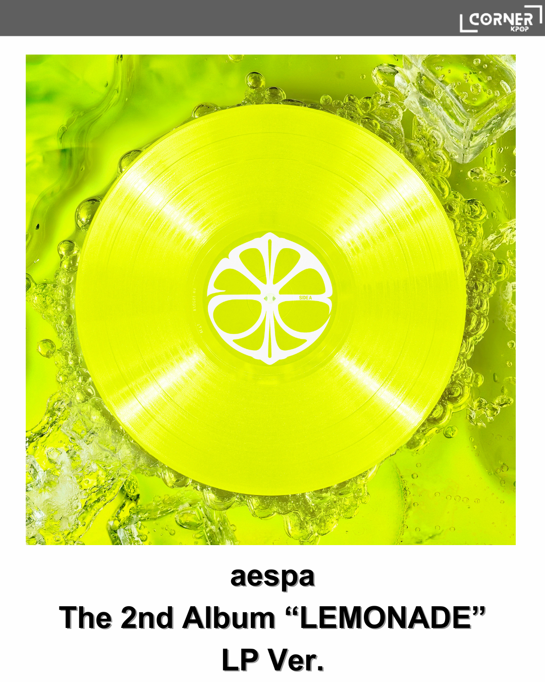 [韓國預訂] aespa黑膠唱片專輯代購 aespa The 2nd Album "LEMONADE" - LP Ver.