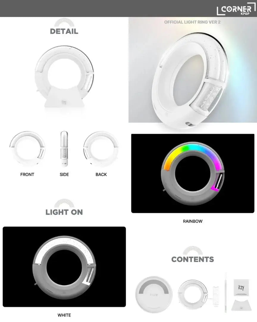 預訂 ITZY 2代手燈代購 ITZY OFFICIAL LIGHT RING VER 2 預訂