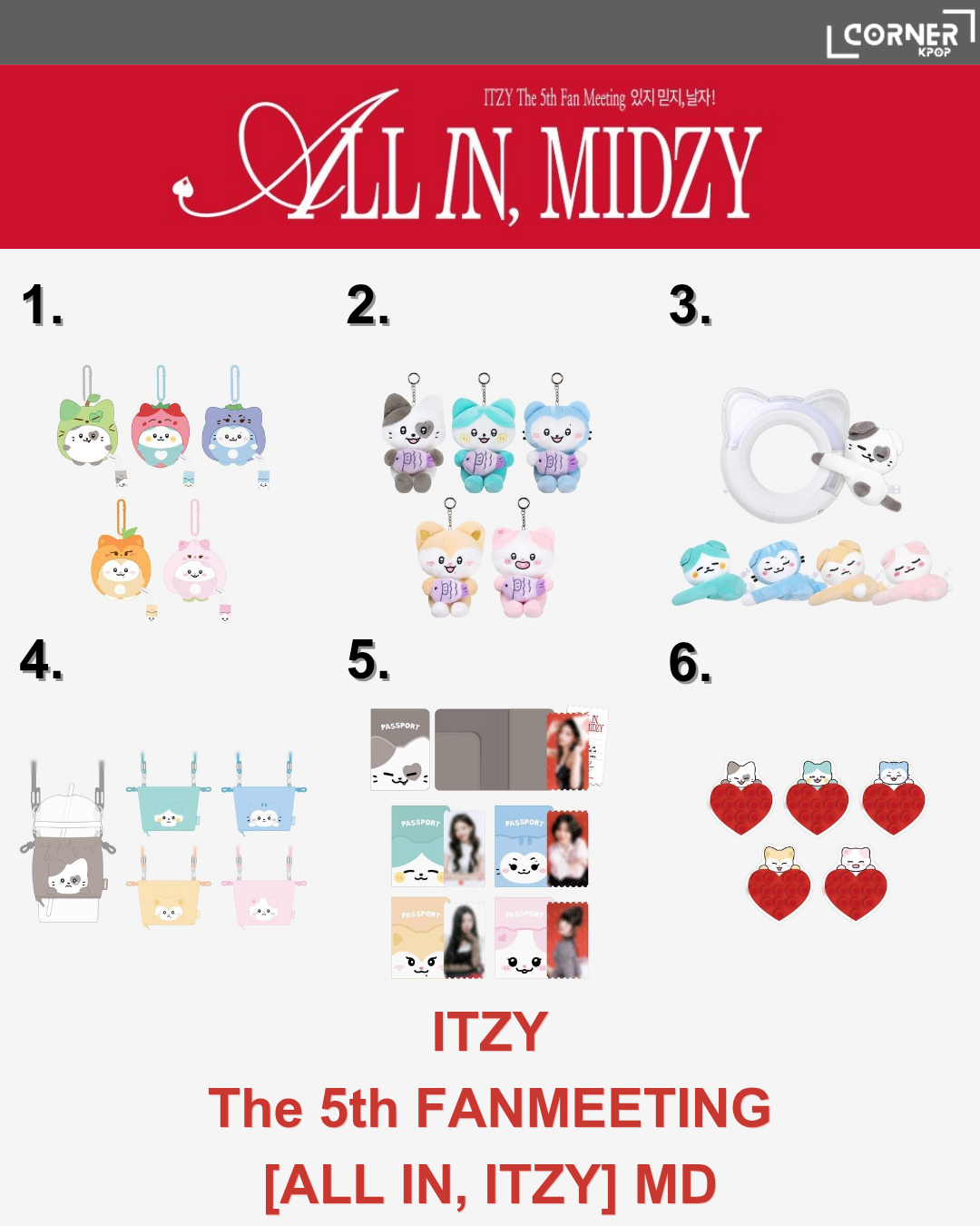 [韓國預訂] ITZY Fan Meet周邊代購 ITZY The 5th FANMEETING [ALL IN, ITZY] MD