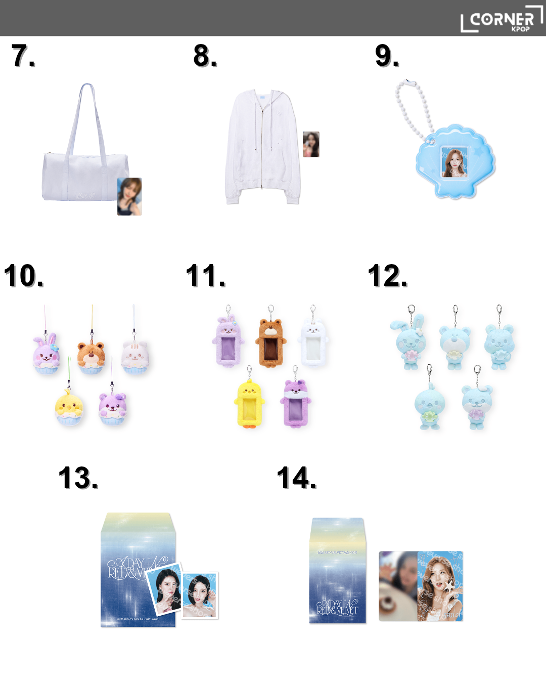 [韓國預訂] 紅貝貝演唱會周邊代購 Red Velvet FAN-CON <A Day in Red & Velvet> Official MD
