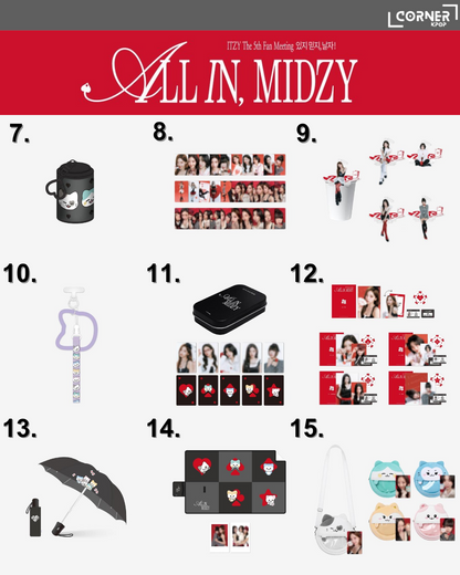 [韓國預訂] ITZY Fan Meet周邊代購 ITZY The 5th FANMEETING [ALL IN, ITZY] MD